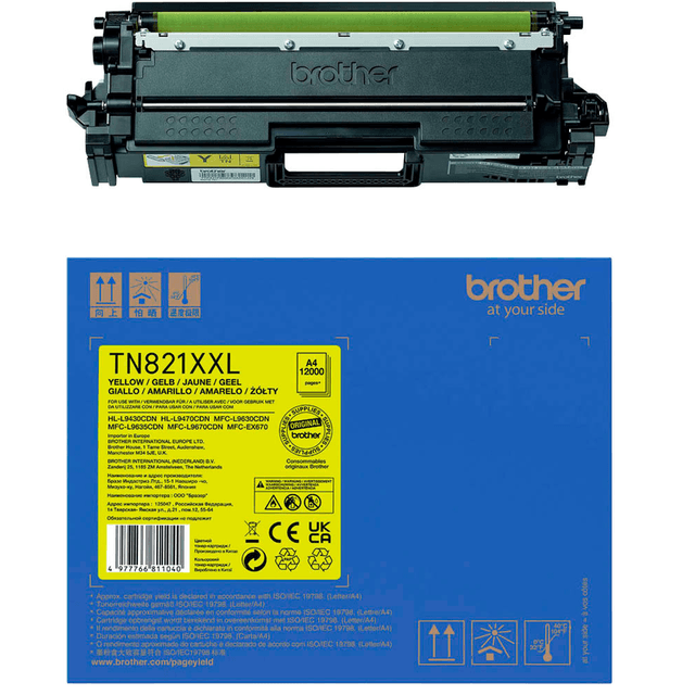 brother TN-821XXL Y  gelb Toner