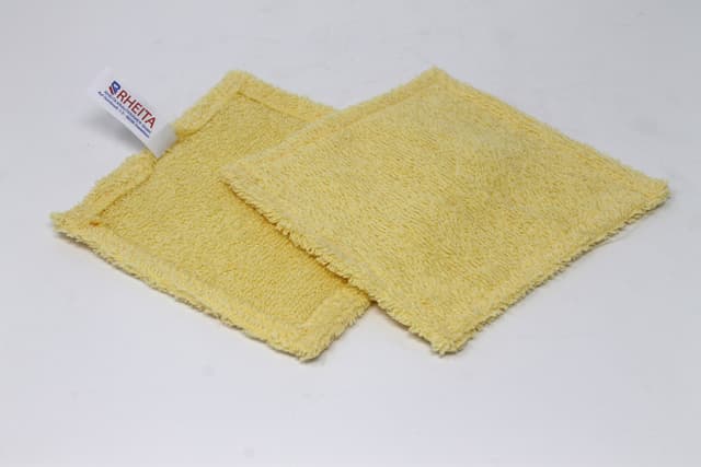 RHEITA Tafellappen aus Frottee (100% Baumwolle), melone melone, 15,0 x 15,0 cm