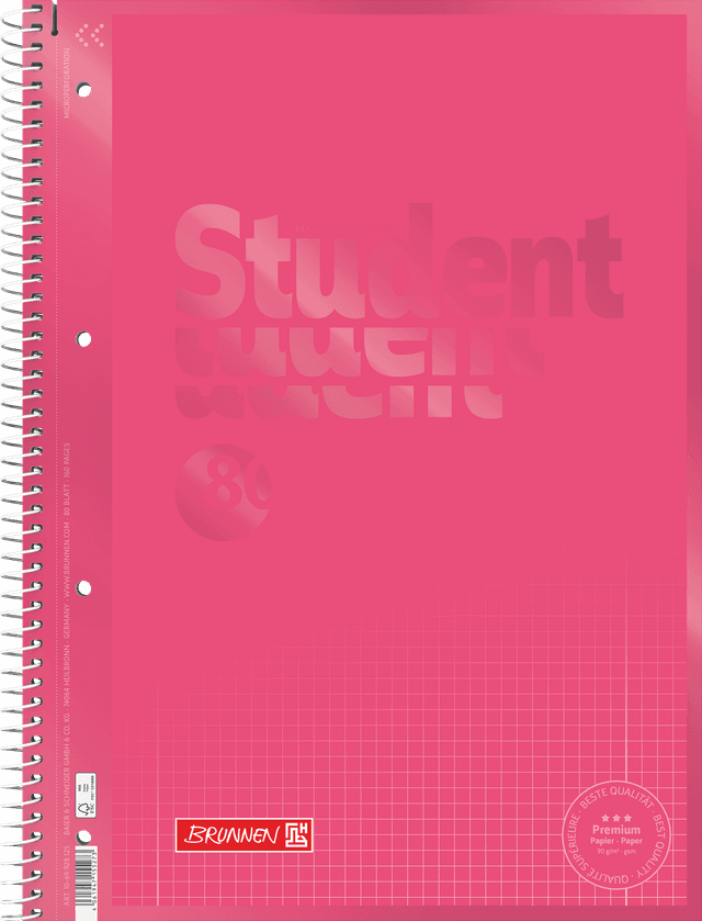 Collegeblock A4 tulip Lin28