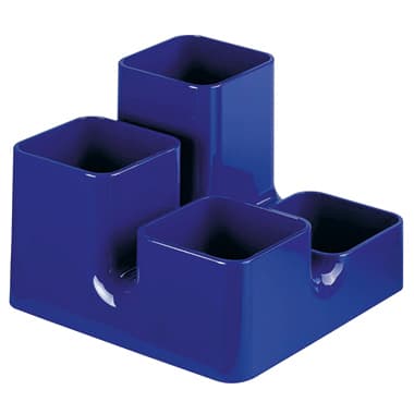 arlac Mutiköcher Uni-Butler 13x9x13cm 4Fächer PS royalbl