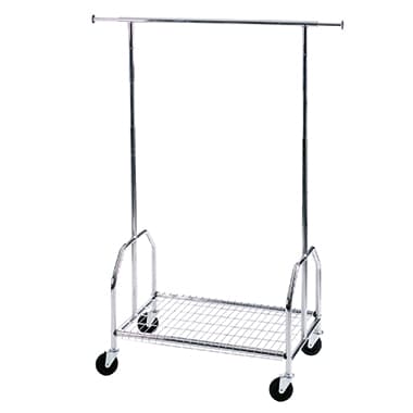 Alco Garderobenständer 90x170x54cm silber