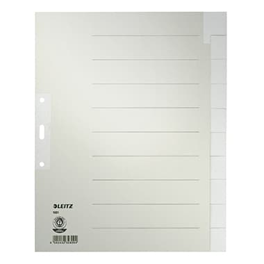 Leitz Register A4 10tlg grau
