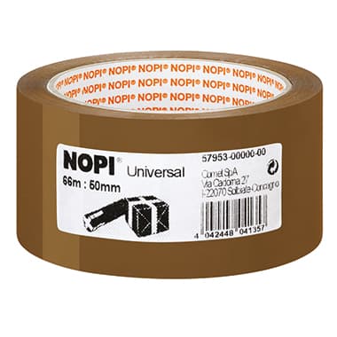 Nopi Packband 50mmx66m braun