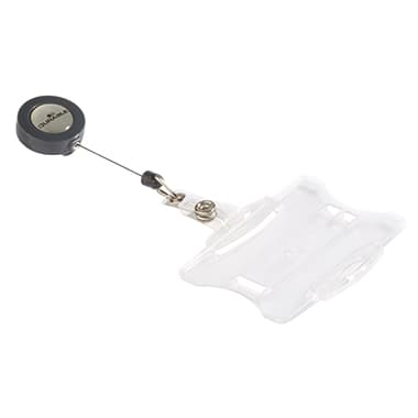 Durable Namenschild 54x85mm+Metallclip 10 St.
