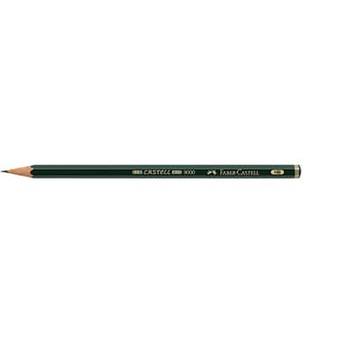 Faber-Castell Bleistift CASTELL 9000 HB dunkelgrün