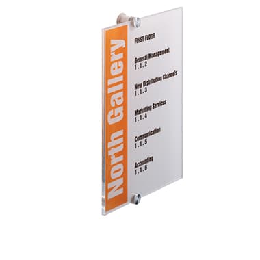 Durable Türschild CRYSTAL SIGN 210x297mm tr