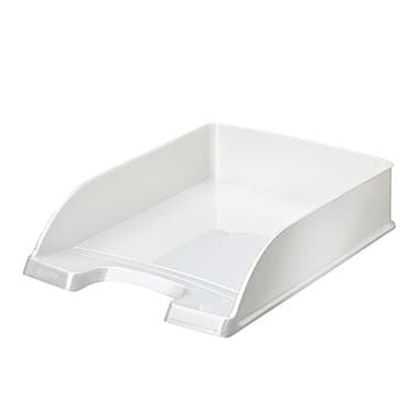 Leitz Briefablage WOW Plus DIN A4 stapelbar PS perlweiß