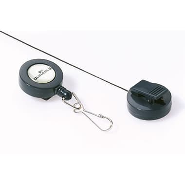 Durable Ausweishalter Jojo mit Karabinerhaken an 10 St.