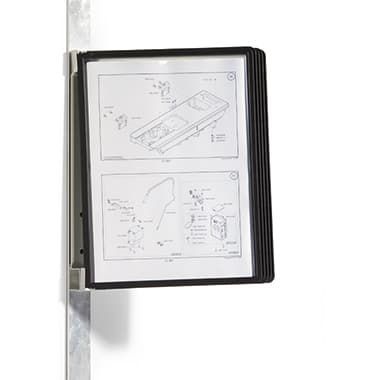DURABLE Sichttafelhalter-Set VARIO MAGNET WALL5 +5Tafeln