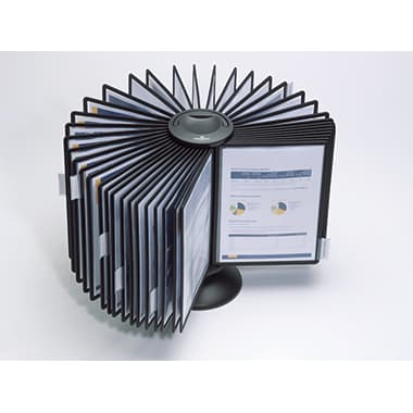 DURABLE SHERPA Display System carousel 40 Farbe sw