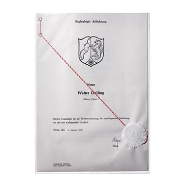 Durable Ausweishülle 210x297mm PP tr