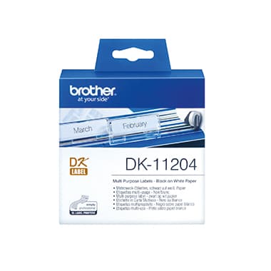 Brother Etikett QL-500 17x54mm ws