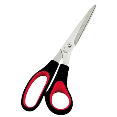 Wedo Schere 21,0cm Edelstahl Softgriff sw/rt