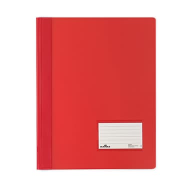 Durable Schnellhefter DURALUX DIN A4 Hartfolie rot