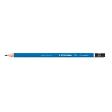 Staedtler Bleistift Mars Lumograph 17,5cm 2B Schaft bl