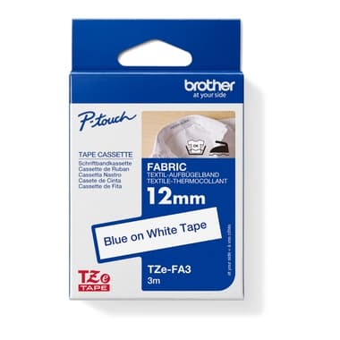 Brother Schriftband-Kassette 12mmx3m unlaminiert bl auf ws