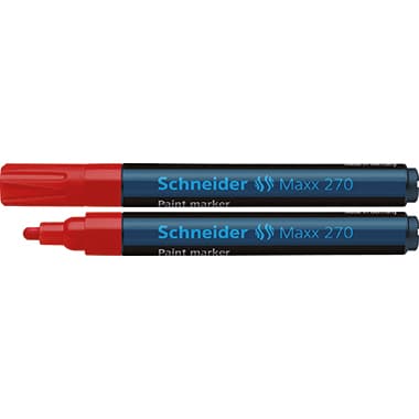 Schneider Lackmarker Maxx 270 1-3mm Rundspitze rot