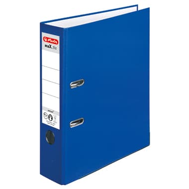 Herlitz Ordner maX.file protect DIN A4 80mm PP bl
