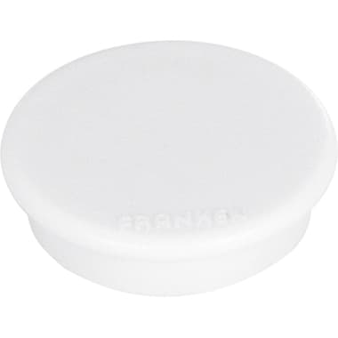 Franken Magnet rund 24mm weiß 10 St./Pack.