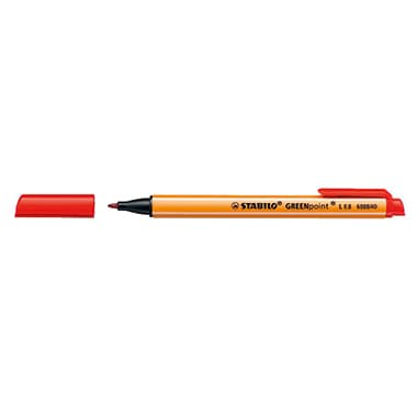 Stabilo Feinschreiber GREENpoint 0,8mm rt
