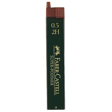 Faber-Castell Feinmine SUPER POLYMER 2H 0,5mm 12St.