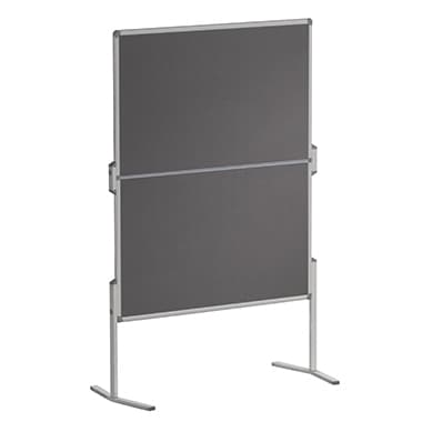 Franken Moderationstafel Pro 120x150cm Filz grau