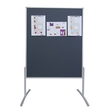Franken Moderationstafel PRO 120x150cm Filz grau