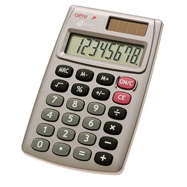 Genie Taschenrechner 510 8- stellig Solar- u. Batterieb: