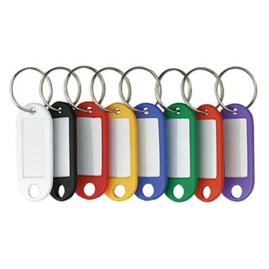 Alco Schlüsselanhänger farbig sortiert 10 St./Pack.