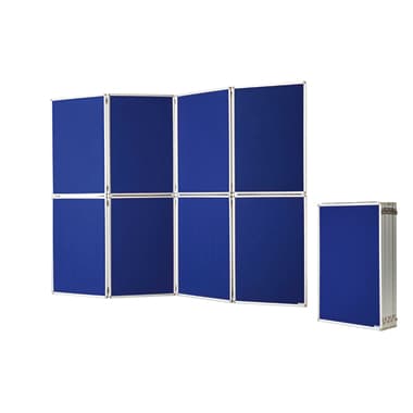 magnetoplan Präsentationswand 244x181x2cm blau