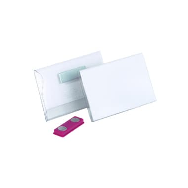 Durable Namensschild 75x40mm Hartfolie tr 25 St.