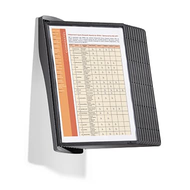 Durable Sichttafel Wandhalter SHERPA STYLE 10 sw