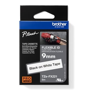 Brother Schriftbandkassette 9mm sw auf ws