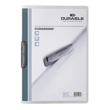 Durable Klemmmappe DURASWING DIN A4 tr/graphit