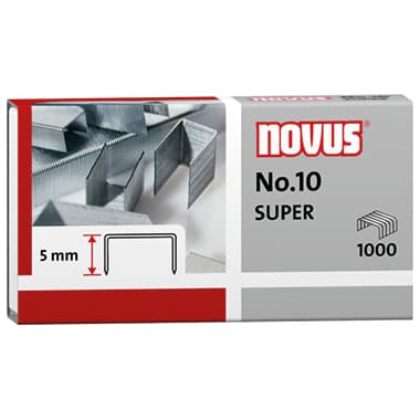 Novus Heftklammer No.10 verzinkt 1.000 St.