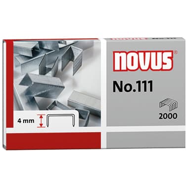 Novus Heftklammer No. 111 verzinkt 2.000 St.