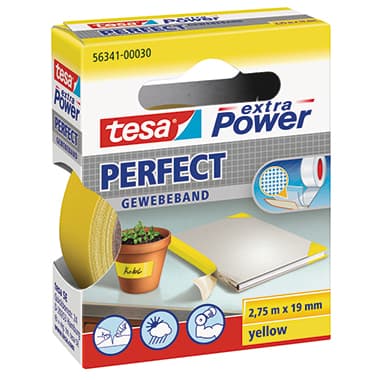 tesa Gewebeband Extra Power Perfect 19mmx2,75m ge