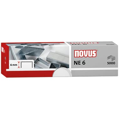 Novus Heftklammer NE 6 verzinkt 5.000 St.