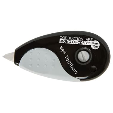 Tombow Korrekturroller Grip 5mmx10m schwarz/weiß