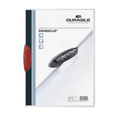 Durable Klemmmappe SWINGCLIP DIN A4 max. 30Bl. Klemme rt