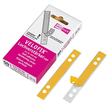Veloflex Lochverstärker VELOFIX 105x15mm sk gk 50 St.