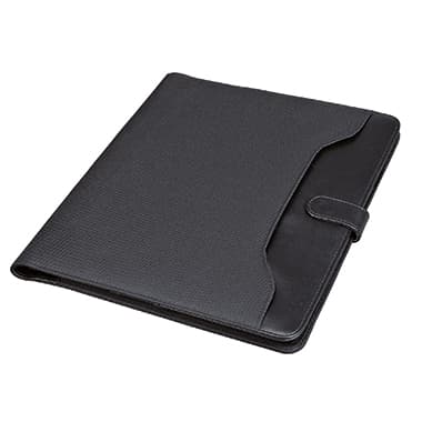 Alassio Schreibmappe FANO 26x32,2x2cm Lederimitat sw