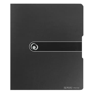 Herlitz Ringbuch DIN A4 2Ringe 16mm opak sw