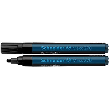 Schneider Lackmarker Maxx 270 1-3mm Rundspitze sw