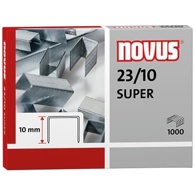 Novus Heftklammer 23/10 verzinkt 1.000St