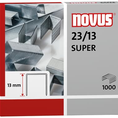 Novus Heftklammer 23/13 verzinkt 1.000St