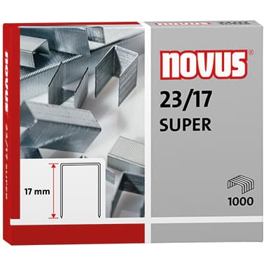 Novus Heftklammer 23/17 verzinkt 1.000 St.