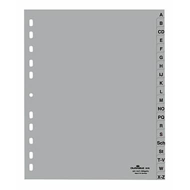 Durable Ordnerregister A-Z A4 geprägte Taben 20tlg. gr