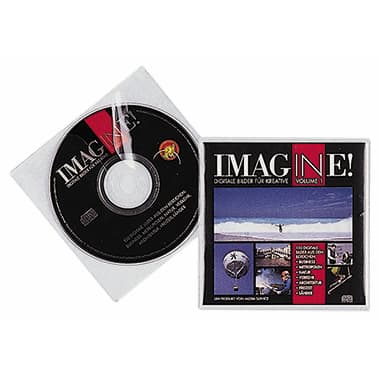 Durable CD/DVD Hülle PP transparent 10 St./Pack.