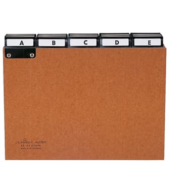 Durable Karteiregister A-Z DIN A5 quer 5/5tlg. Presspan
